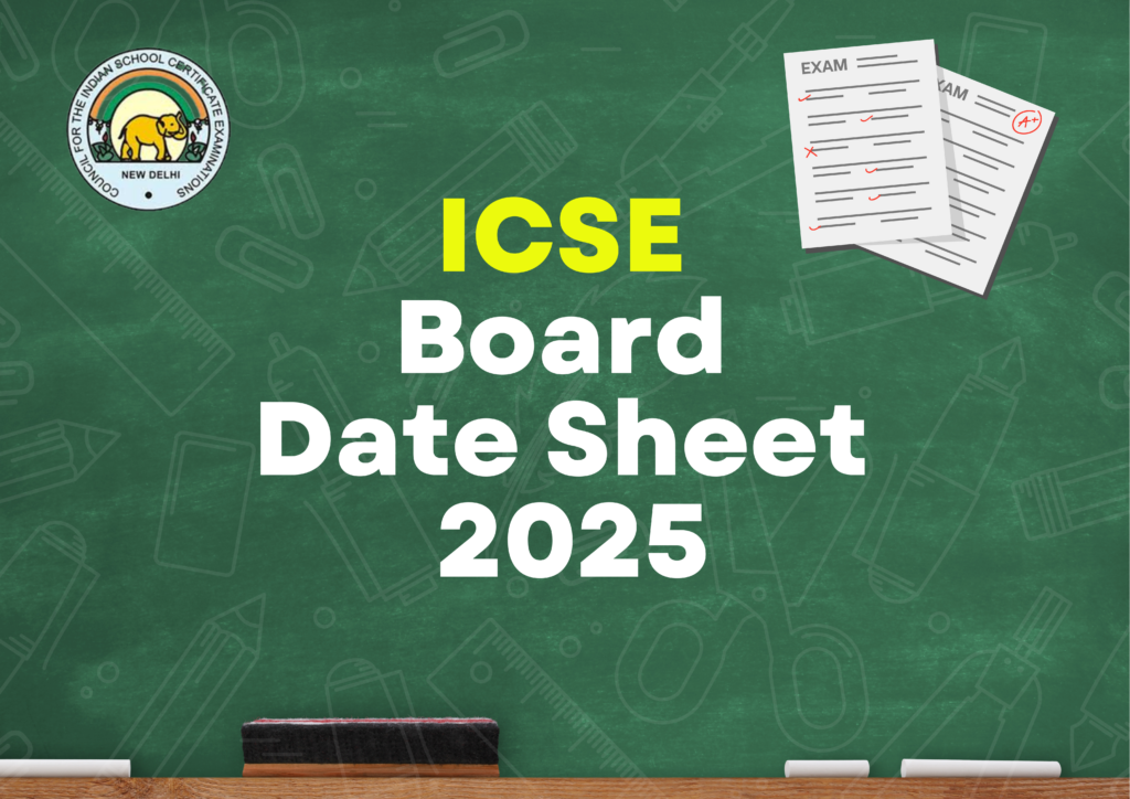 ICSE Board Date Sheet 2025