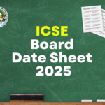 ICSE Board Date Sheet 2025