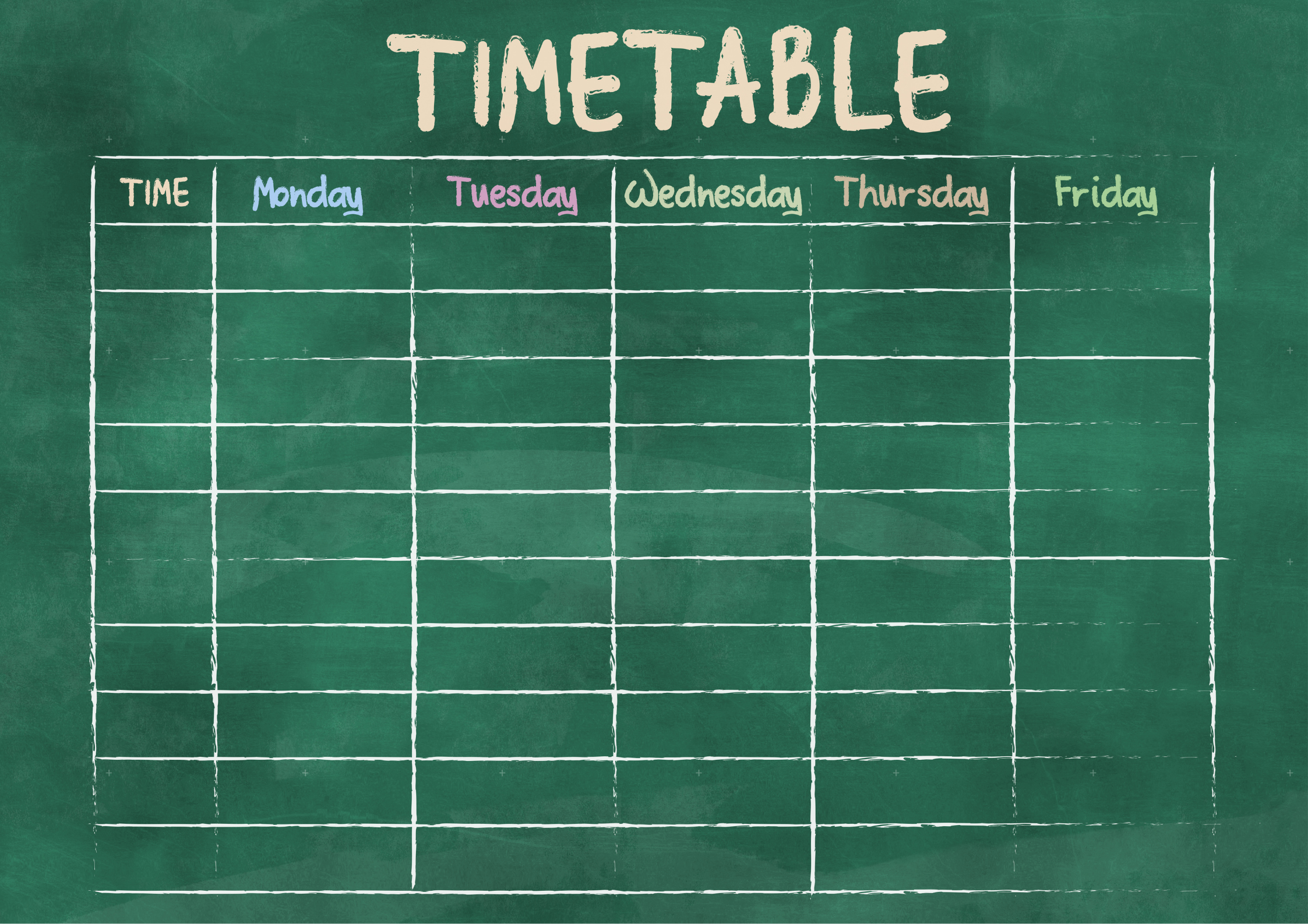Daily Time Table for Class 10 Students