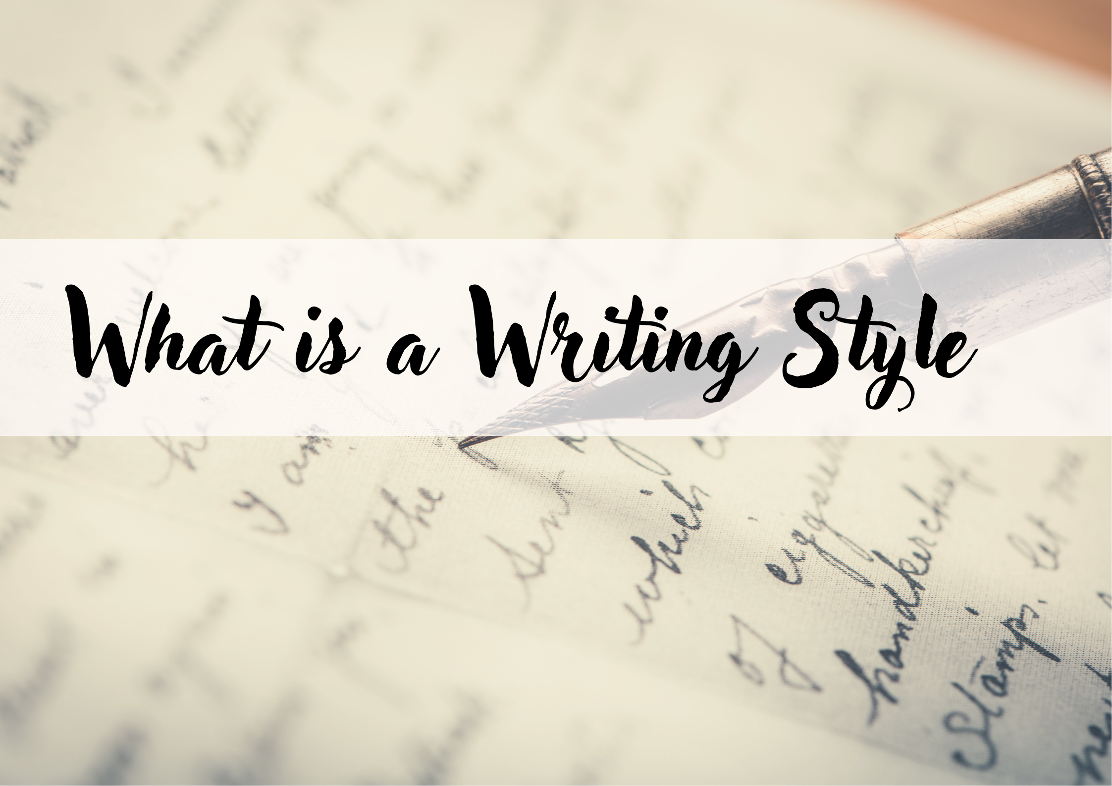 Types of Writing Styles