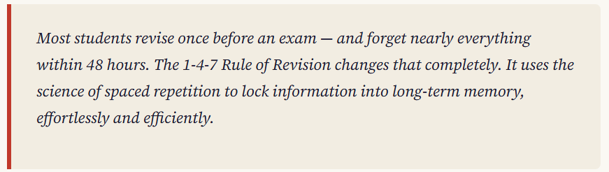 1-4-7 Rule