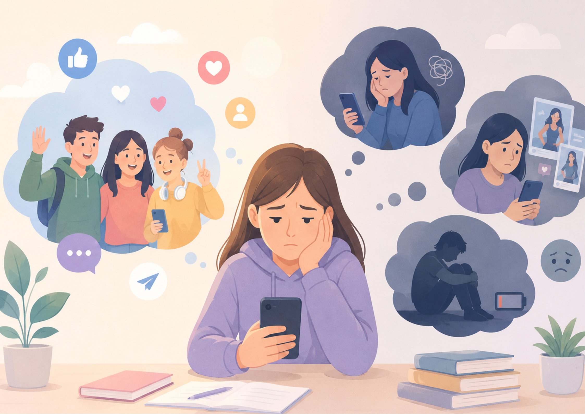 10 Powerful Impacts of Social Media on Youth | SRCS School