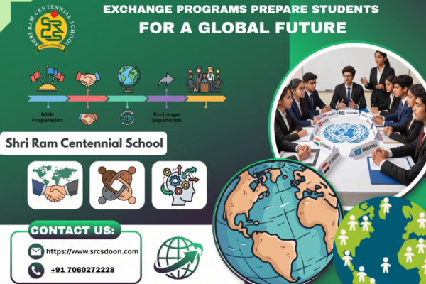 Global exposure at SRCS through Model UN and student exchange programs